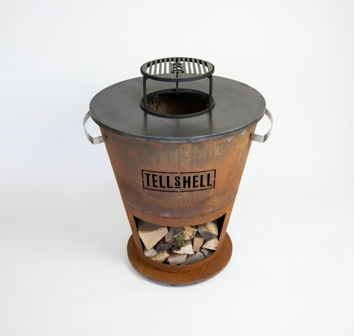 TELLsHELL Walter – Zentrumsgrill Aufsatz